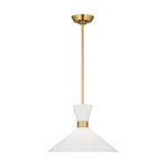 Belcarra Medium Pendant LIGHTING - pendant Visual Comfort Satin Brass