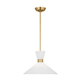 Belcarra Medium Pendant LIGHTING - pendant Visual Comfort Satin Brass