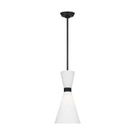 Belcarra Small Pendant LIGHTING - pendant Visual Comfort Midnight Black