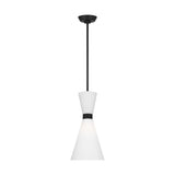 Belcarra Small Pendant LIGHTING - pendant Visual Comfort Midnight Black
