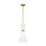 Belcarra Small Pendant LIGHTING - pendant Visual Comfort Satin Brass