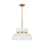 Pemberton Medium Pendant LIGHTING - pendant Visual Comfort Matte White