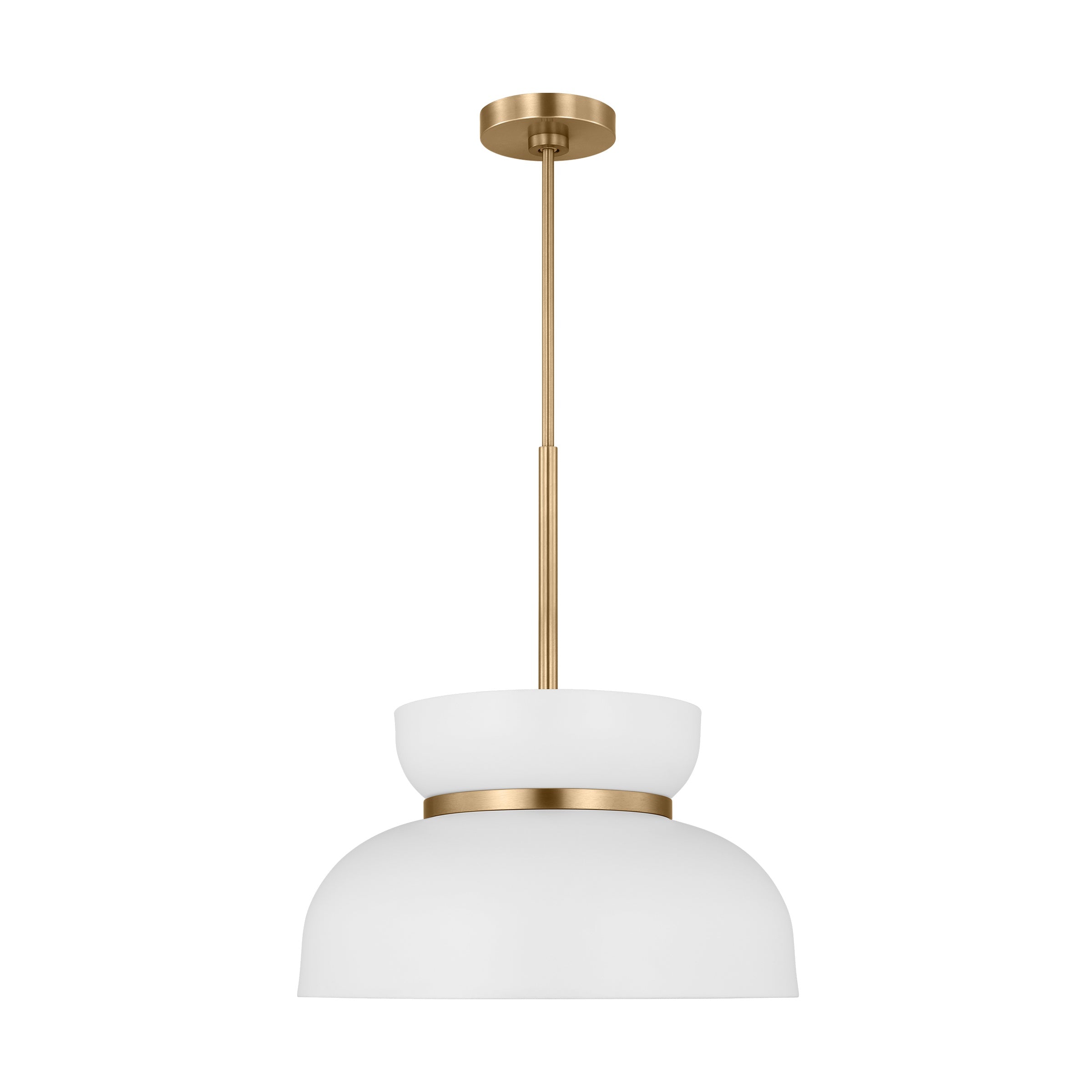 Pemberton Medium Pendant LIGHTING - pendant Visual Comfort - Studio Matte White