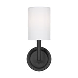 Egmont Medium Sconce LIGHTING - sconce Visual Comfort Midnight Black