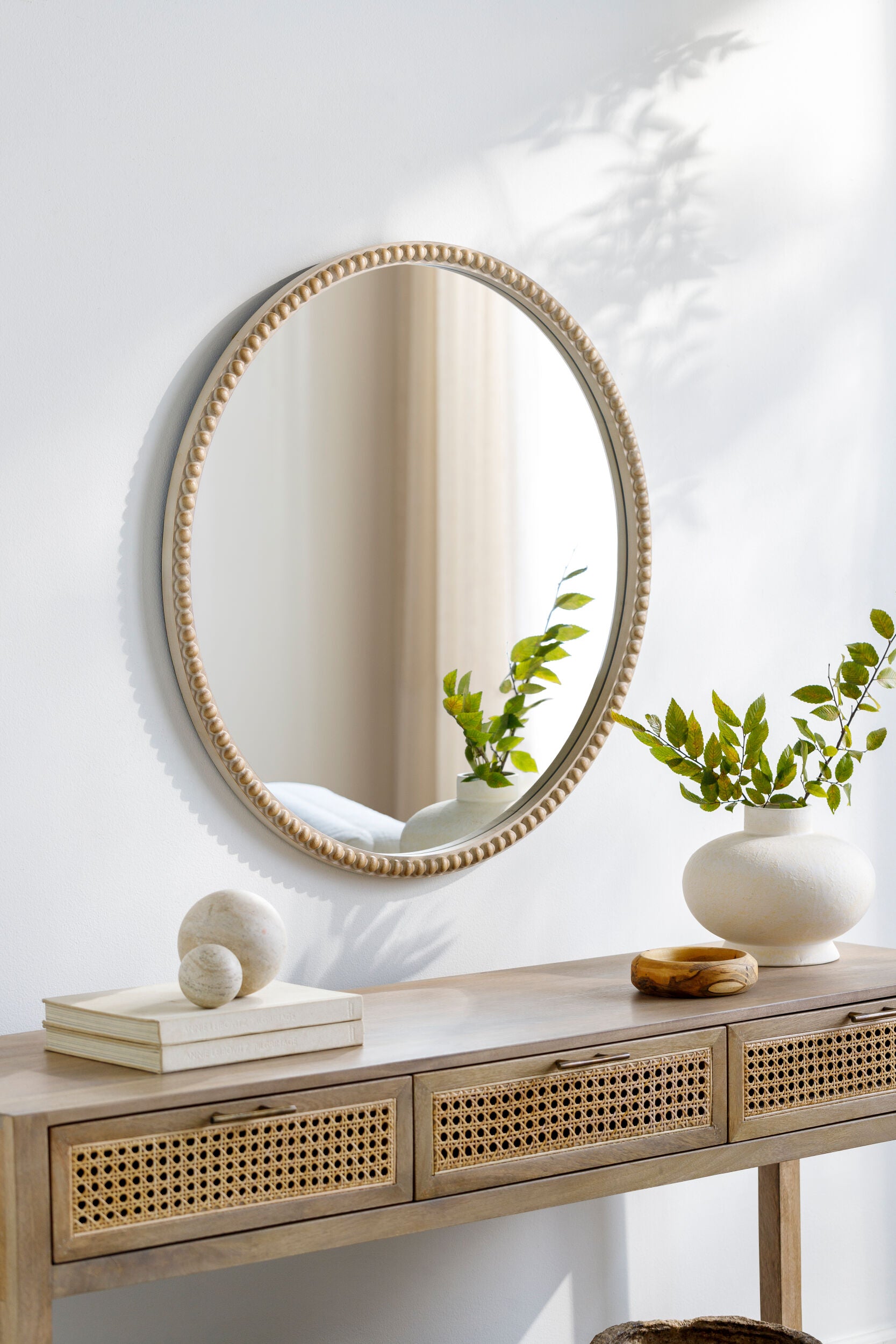 Duran Round Mirror MIRROR - Accent Mirror Surya