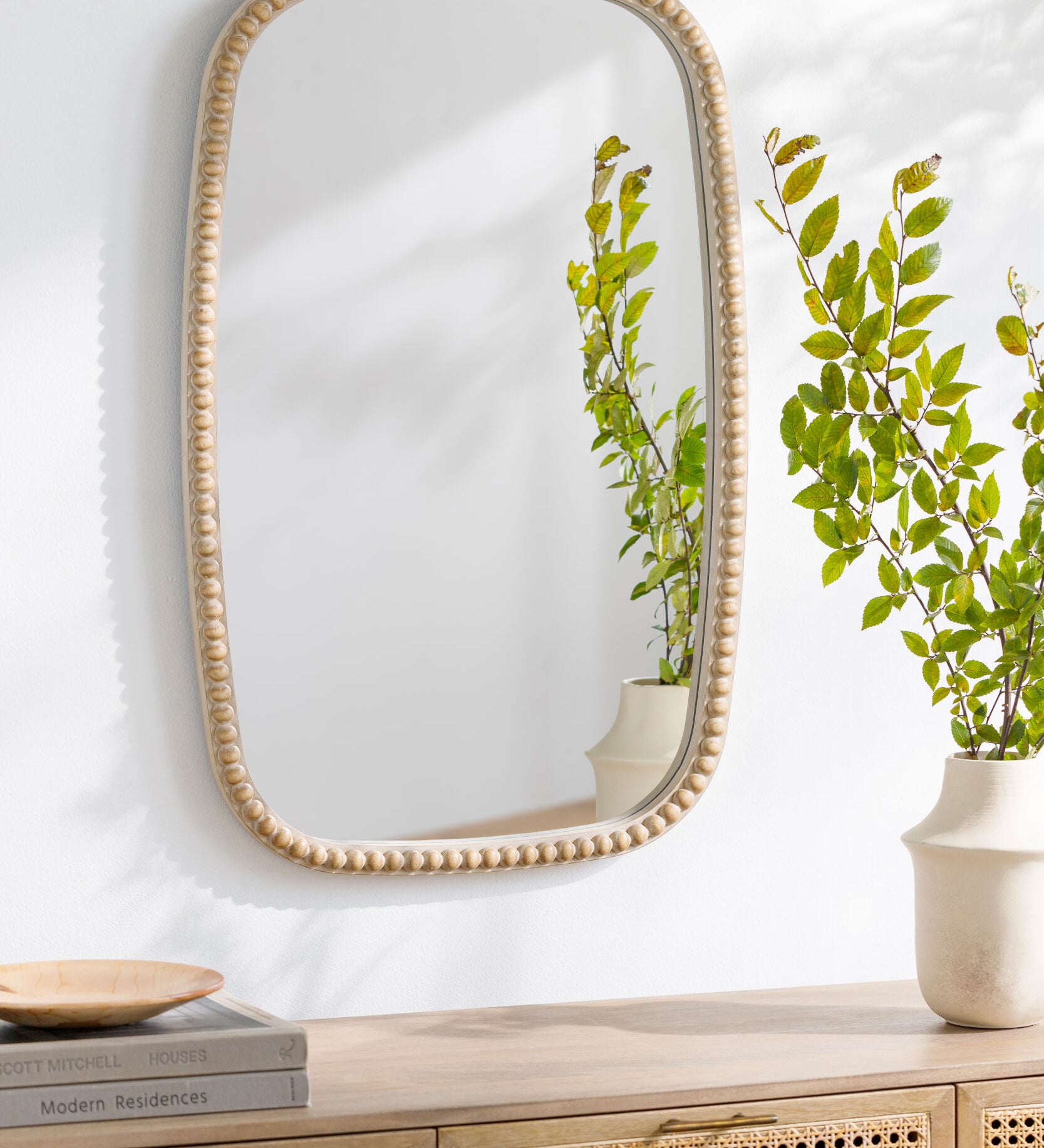 Duran Wall Mirror MIRROR - Accent Mirror Surya