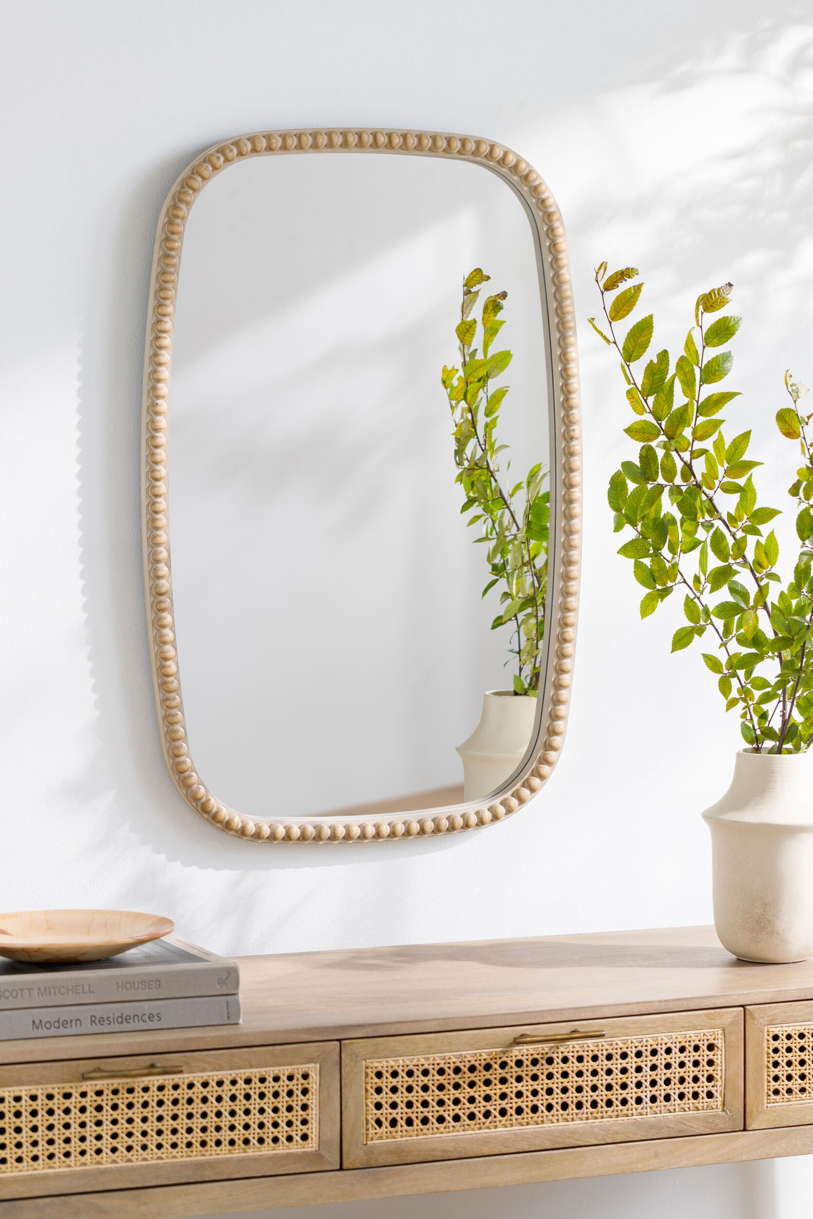 Duran Wall Mirror MIRROR - Accent Mirror Surya