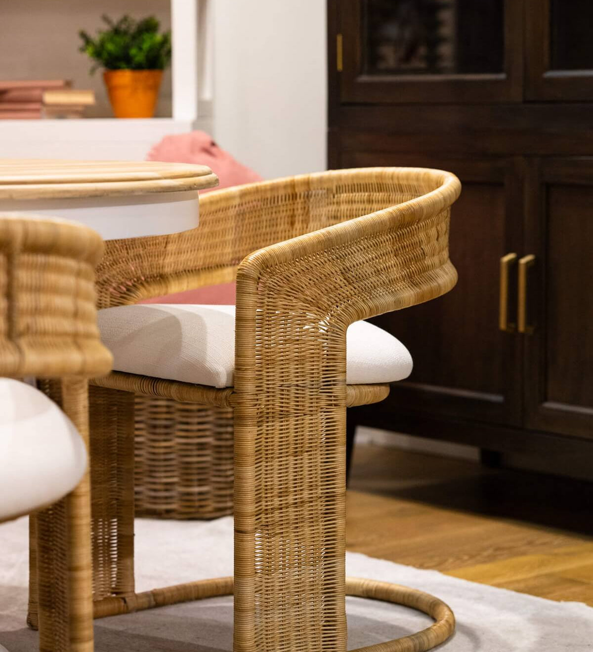Hattie Rattan Dining Chair FURNITURE - dining chair Bramble