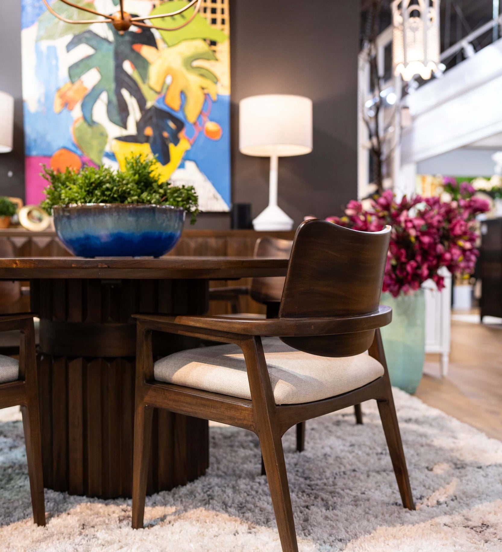 Cole Round Dining Table FURNITURE - dining table Bramble