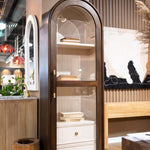 Vincent Single Door Display Cabinet FURNITURE - cabinet Bramble