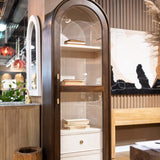 Vincent Single Door Display Cabinet FURNITURE - cabinet Bramble
