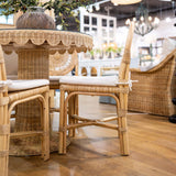 Scalloped Round Bistro Table FURNITURE - dining table Bramble