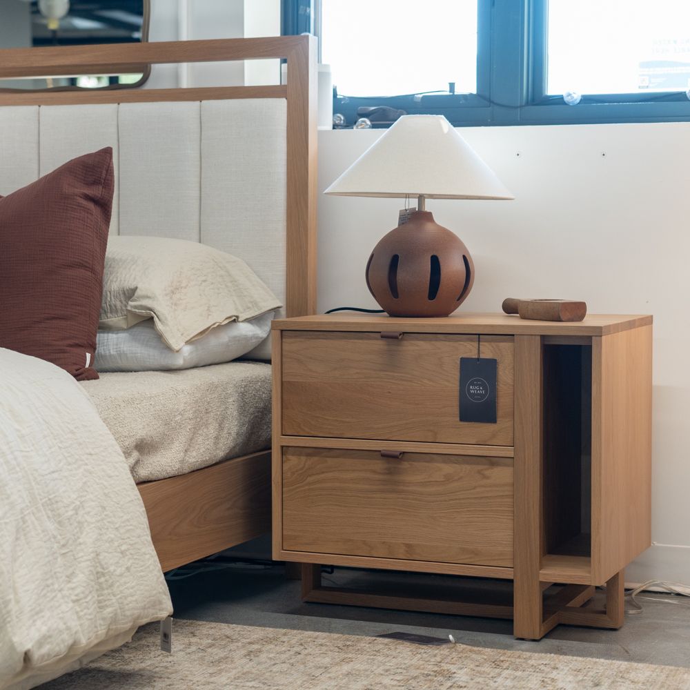 Folke Magazine Nightstand - Left - Rug & Weave