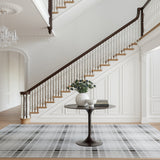 Andri Modern Plaid Machine Washable Rug RUGS - synthetic Dash & Albert