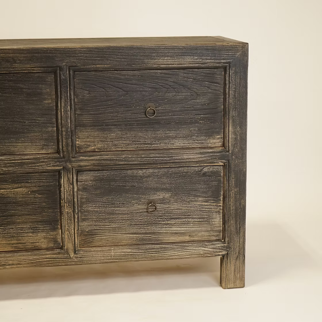 Reid 4 drawer Reclaimed Wood Sideboard 7 - FURNITURE - sideboard/cabinet Hauer Market