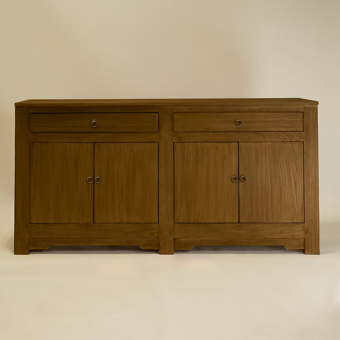 Hayes Reclaimed Wood Cabinet 7 - FURNITURE - sideboard/cabinet Hauer Market Aged Brown
