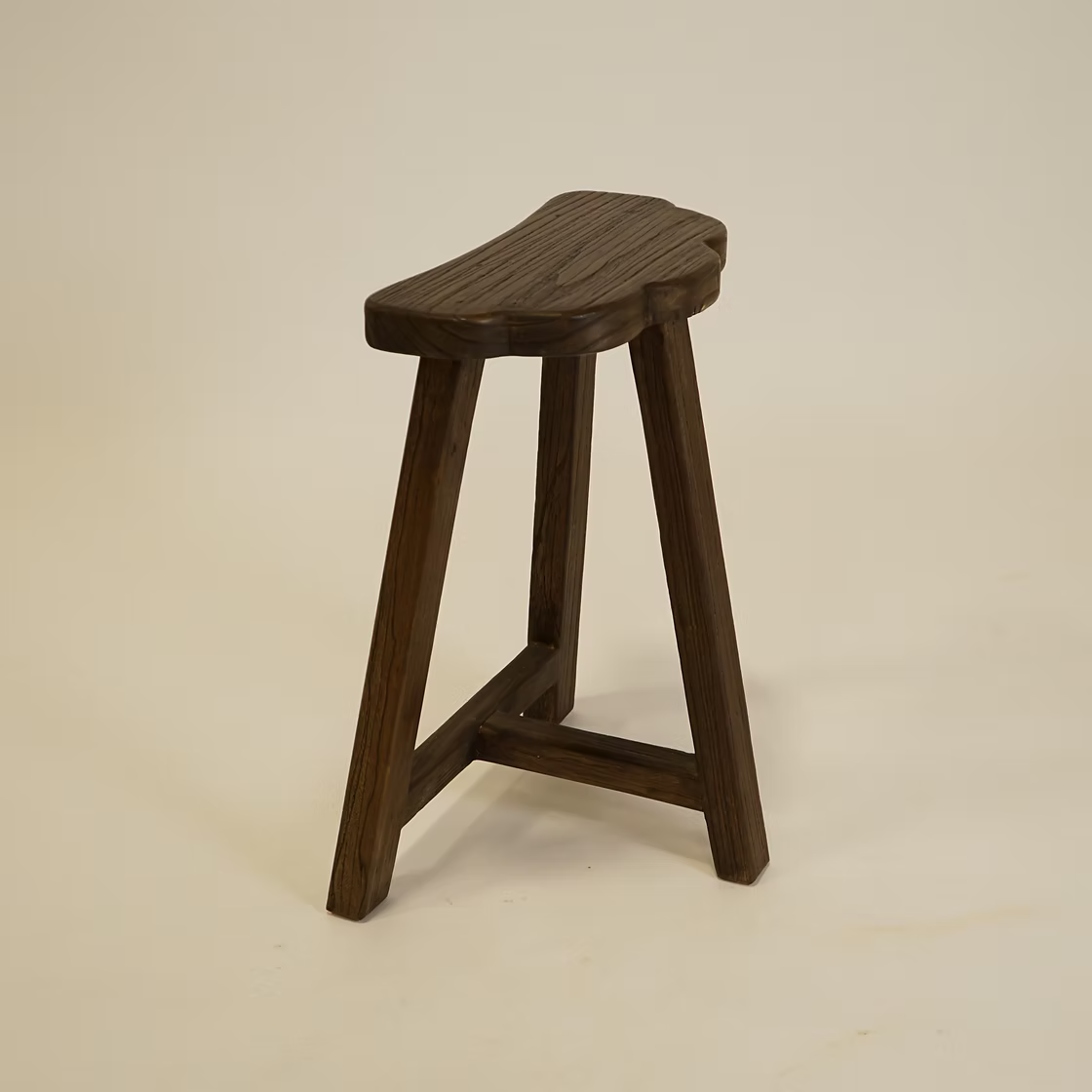 IN STORE - Lyla Reclaimed Stool IN STORE-Hauer Hauer Market Aged Brown