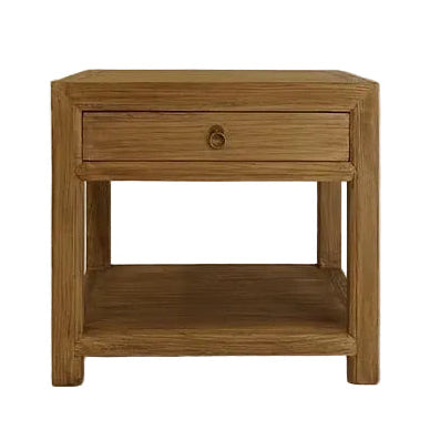 Sutton Reclaimed Wood Nightstand 5-VINTAGE-nightstand Hauer Market Natural
