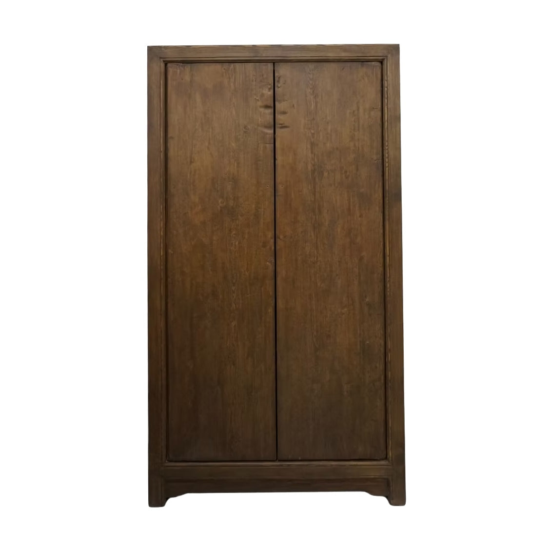 Marlow Reclaimed Wood Armoire 7 - FURNITURE - bookcase/cabinet Hauer Market Aged Brown
