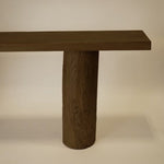 Bennett Reclaimed Wood Console 21 - FURNITURE - console table Hauer Market Aged Brown