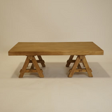 Bogart Reclaimed Wood Coffee Table 4 - a - FURNITURE - coffee table - rectangle Hauer Market Natural 48"