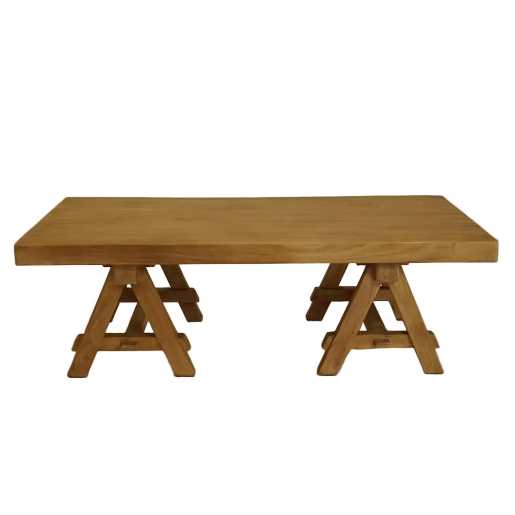 Bogart Reclaimed Wood Coffee Table 4 - a - FURNITURE - coffee table - rectangle Hauer Market Natural 48"