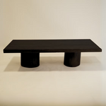 Bennett Reclaimed Wood Coffee Table 4 - a - FURNITURE - coffee table - rectangle Hauer Market Carbon Black