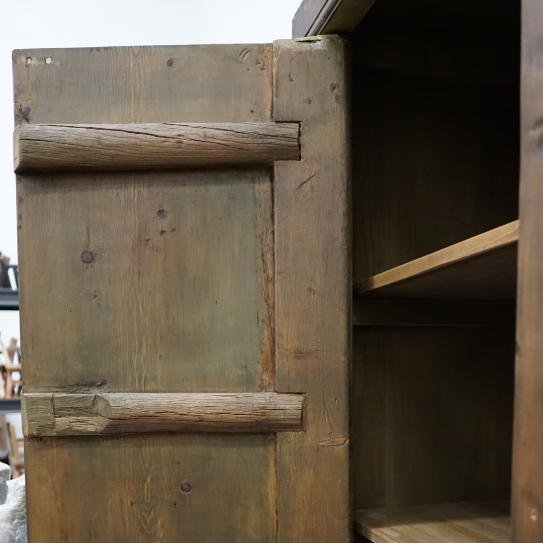 Marlow Reclaimed Wood Armoire 7 - FURNITURE - bookcase/cabinet Hauer Market