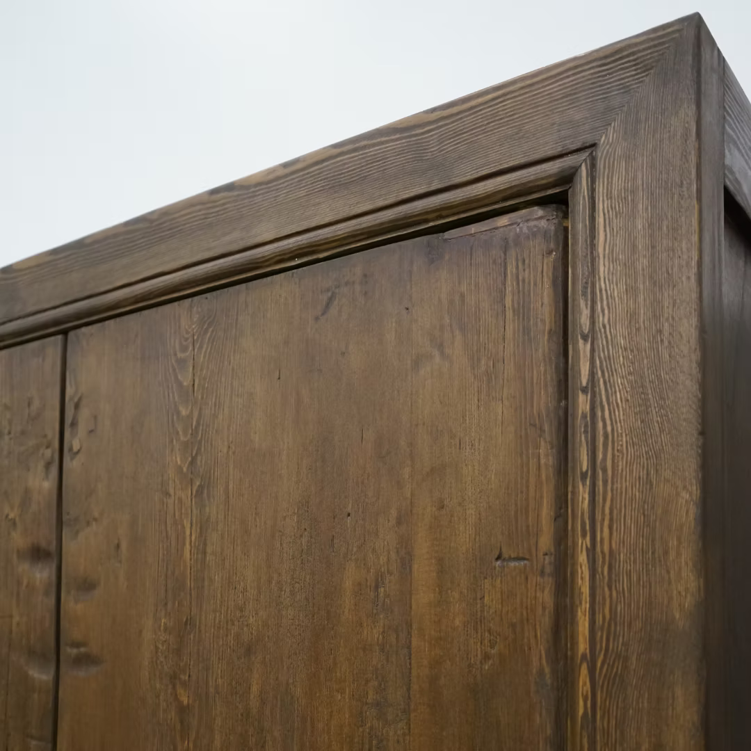 Marlow Reclaimed Wood Armoire 7 - FURNITURE - bookcase/cabinet Hauer Market