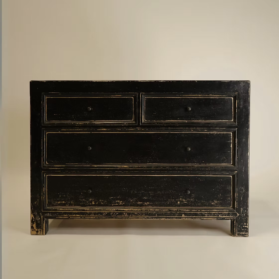 Ronan Reclaimed Wood Nightstand - Large 5-VINTAGE-nightstand Hauer Market Black
