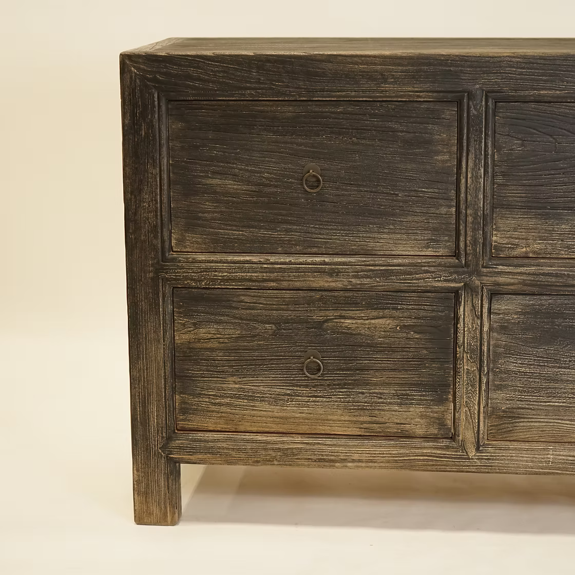 Reid 4 drawer Reclaimed Wood Sideboard 7 - FURNITURE - sideboard/cabinet Hauer Market