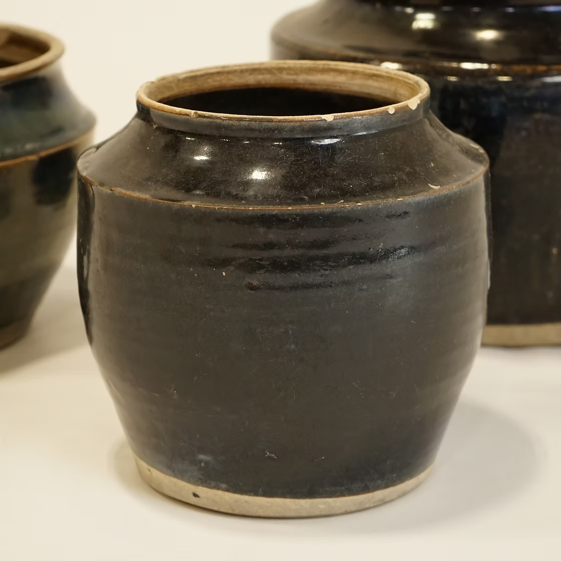 Vintage Marnie Glazed Pot 0-VINTAGE-pot Hauer Market