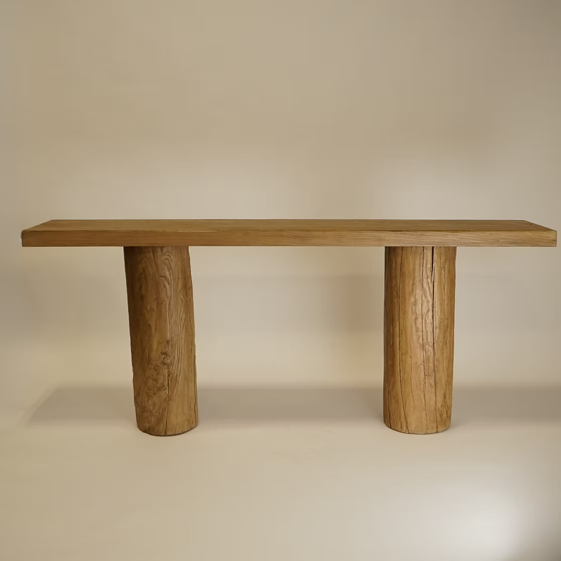 Bennett Reclaimed Wood Console 21 - FURNITURE - console table Hauer Market Natural