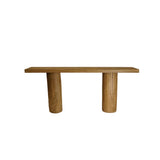 Bennett Reclaimed Wood Console 21 - FURNITURE - console table Hauer Market Natural