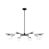 Lune Extra Large Chandelier LIGHTING - chandelier Visual Comfort Aged Iron