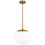 Lune Pendant LIGHTING - pendant Visual Comfort Burnished Brass