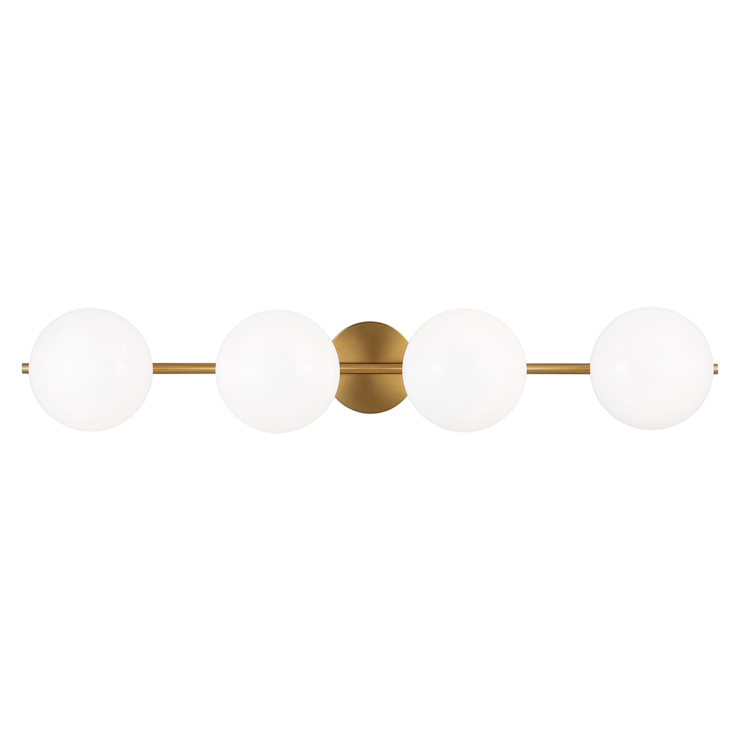 Lune 4-Light Vanity Sconce LIGHTING - vanity Visual Comfort - Studio Burnished Brass
