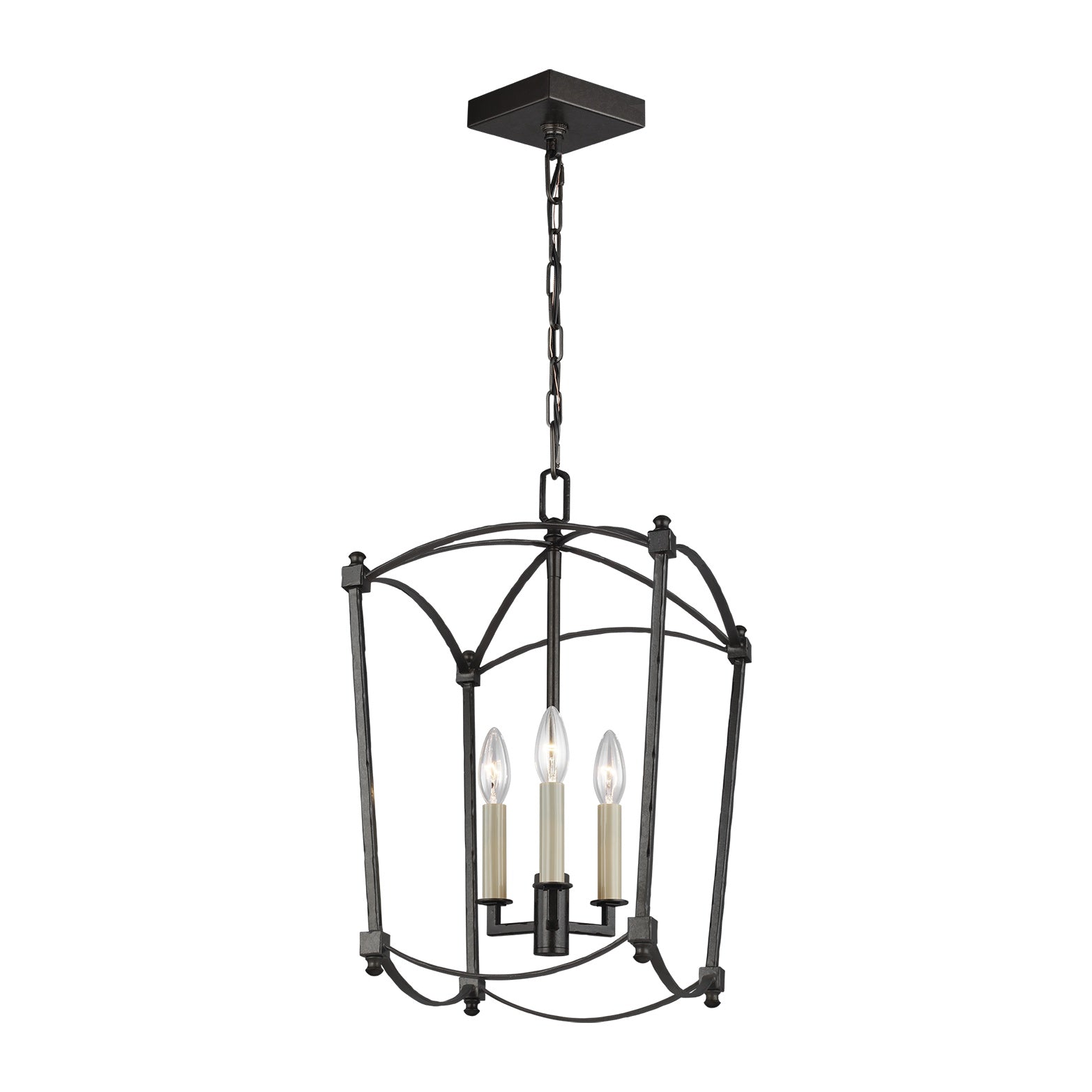 Thayer Mini-Lantern LIGHTING - pendant Visual Comfort - Studio Smith Steel