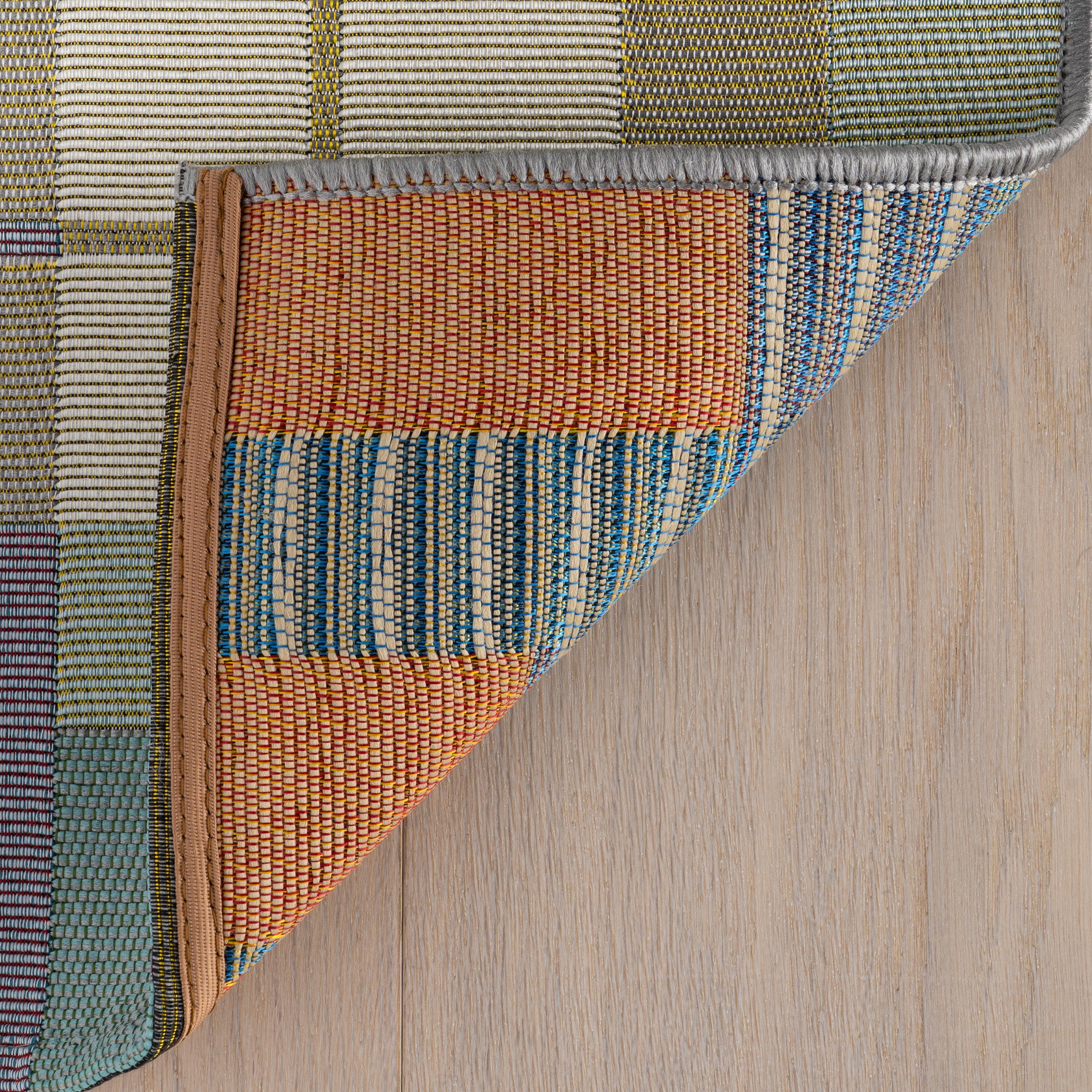 Sundara Modern Plaid Indoor/Outdoor Rug RUGS - synthetic Dash & Albert