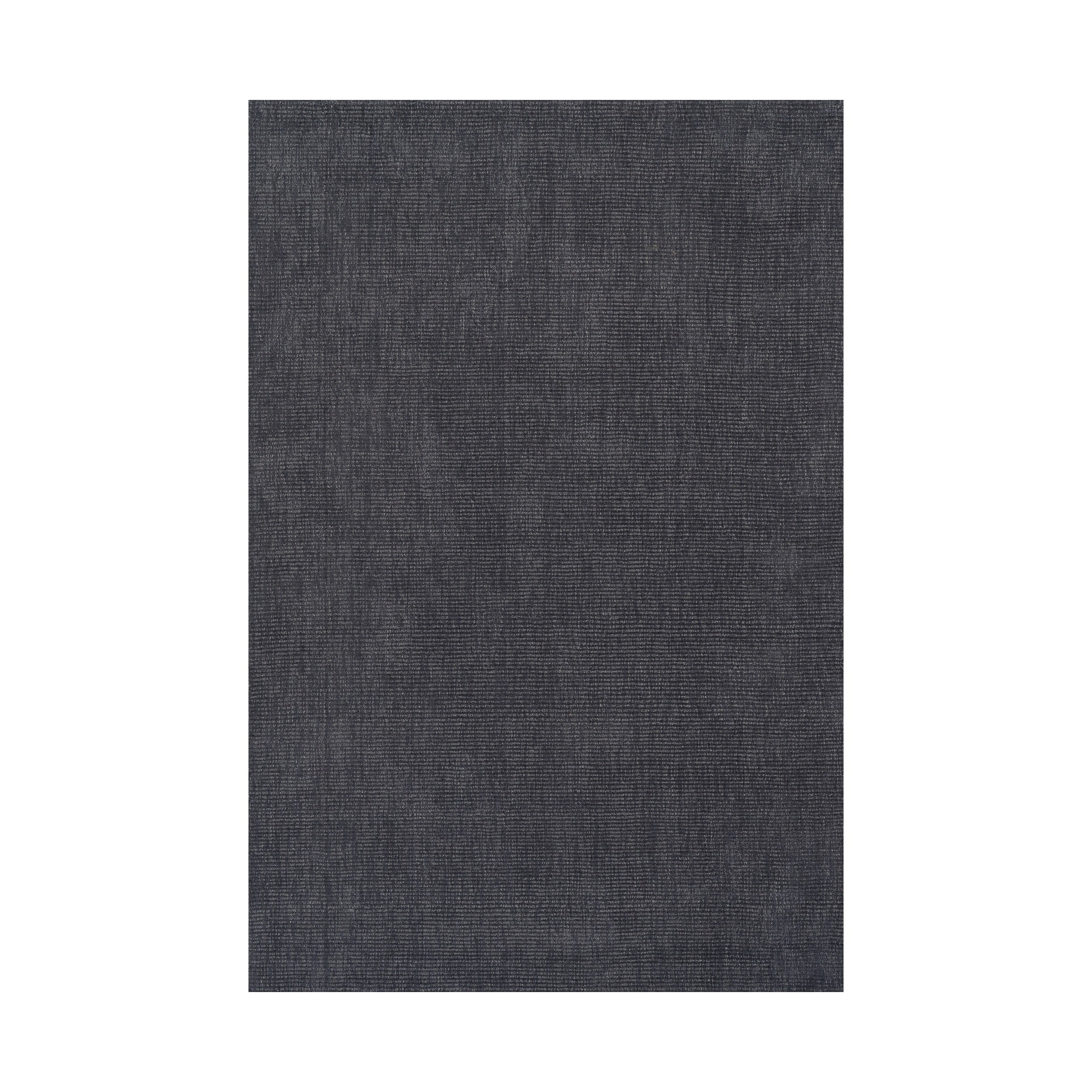 Nate Berkus Crosby Solid Wool Cozy Area Rug RUGS - wool Dash & Albert Slate Blue 4' x 5'