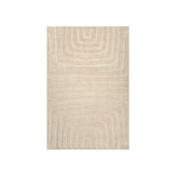 Ais Abstract Bohemian Rug RUGS - wool Dash & Albert Ivory 2' x 3'