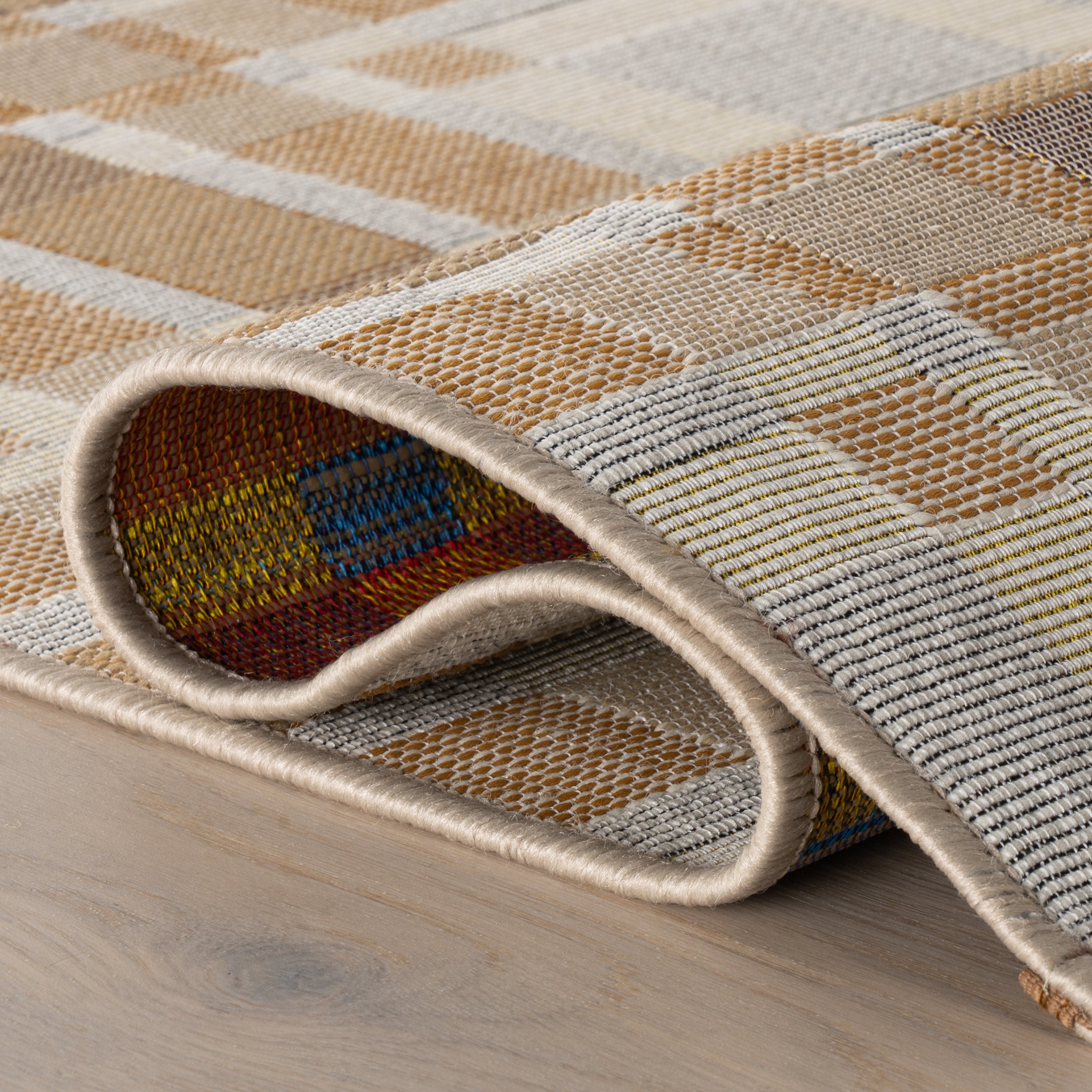 Mesael Modern Plaid Indoor Rug RUGS - synthetic Dash & Albert