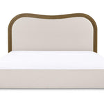 Viella Bed Beds Moe's Furniture Oat Queen