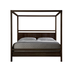 Folke Upholstered Canopy Bed - Boxter Grey 13 - FURNITURE - bed West Bros Furniture