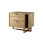 FLOOR MODEL - Folke Magazine Nightstand - Left - Sand FURNITURE - floor model West Bros Furniture