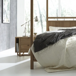 FLOOR MODEL - Folke Magazine Nightstand - Left - Sand FURNITURE - floor model West Bros Furniture
