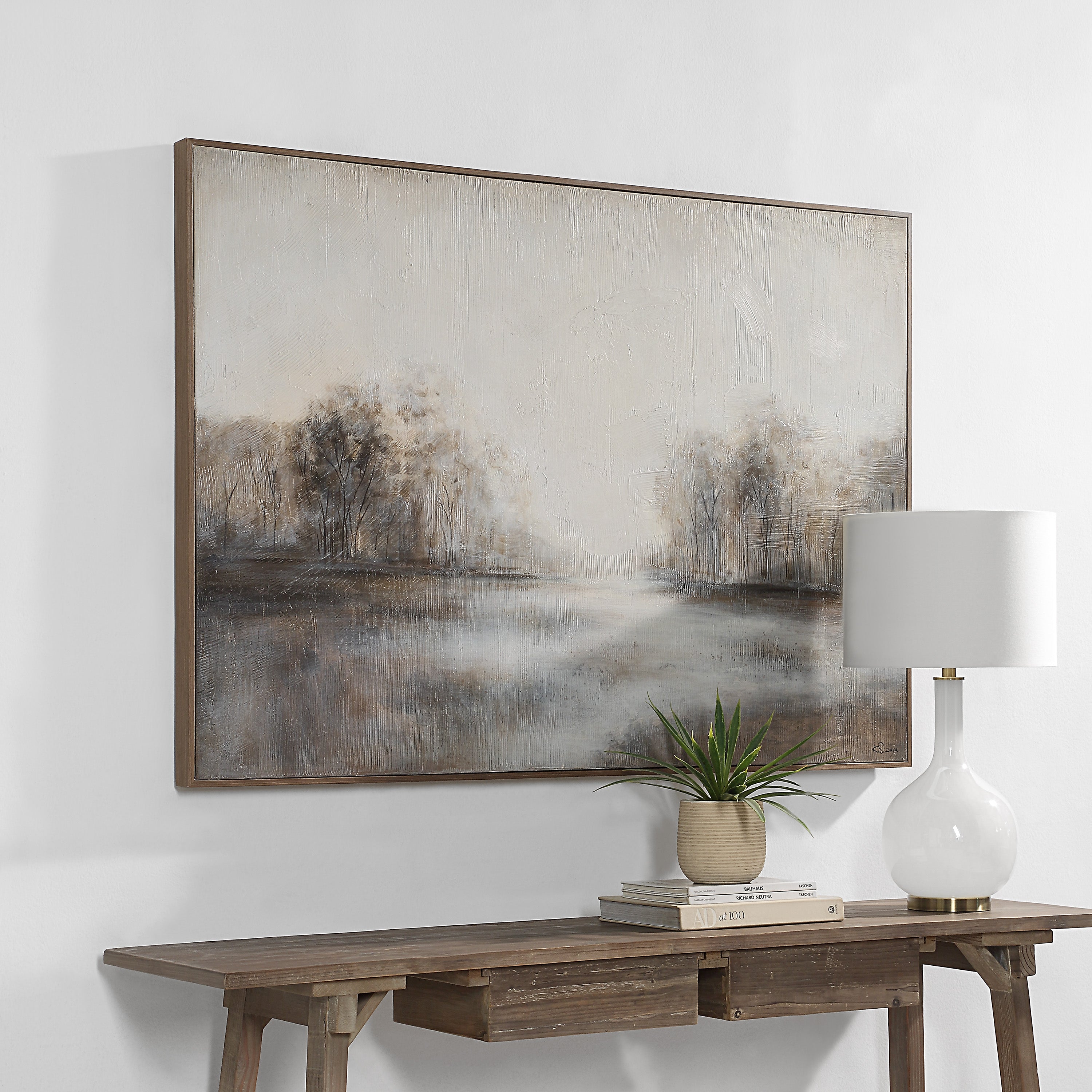 "Cedarlake" Framed Canvas ARTWORK - painting Renwil