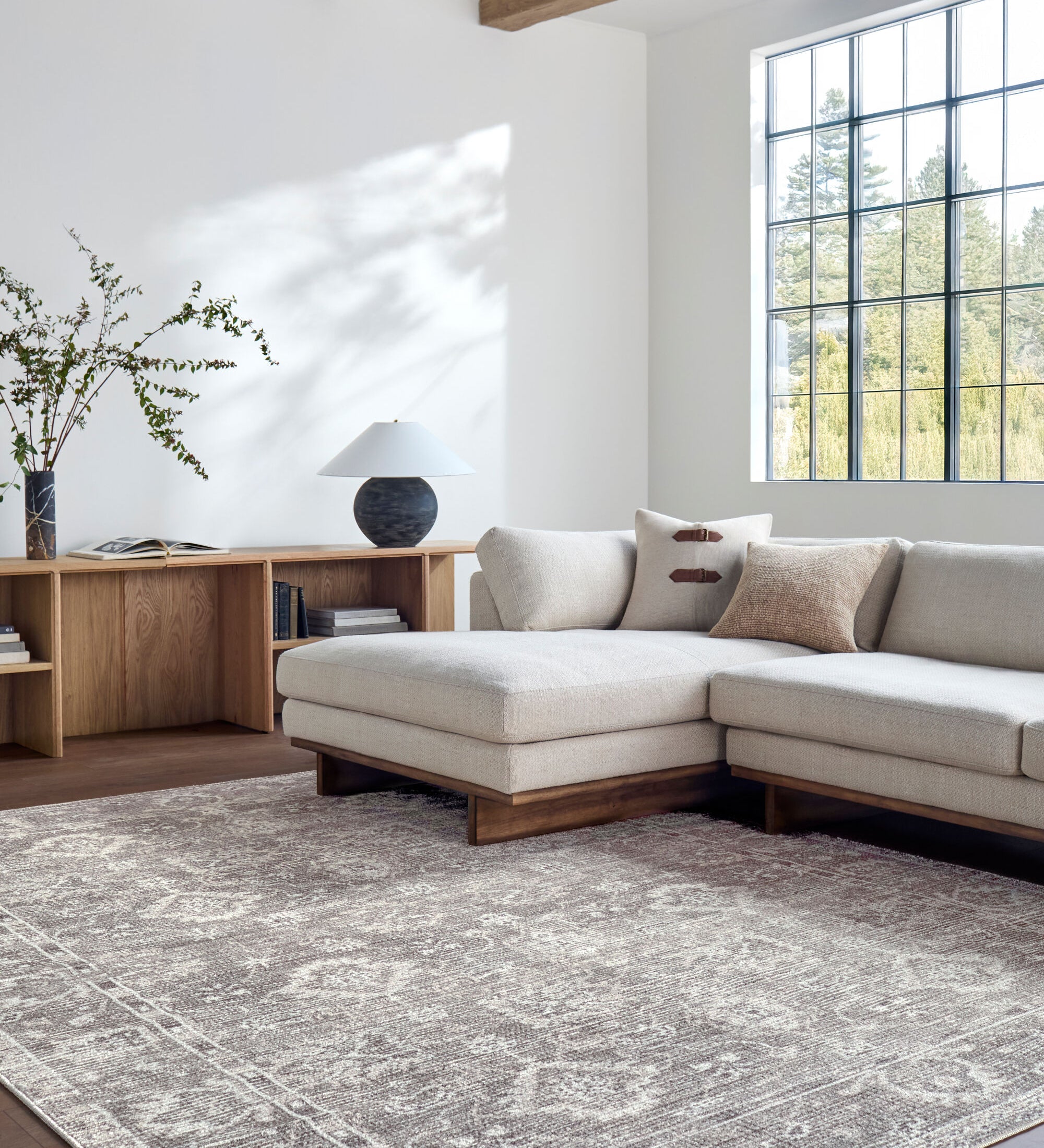 Collins Avenue Taupe Rug RUGS - synthetic Surya