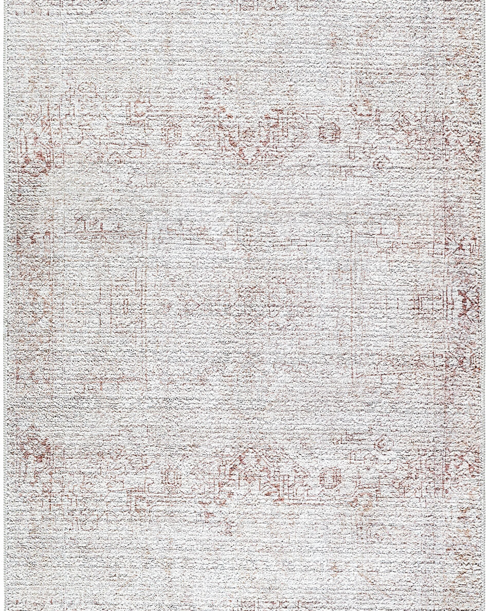 Collins Avenue Ivory / Chestnut Rug RUGS - synthetic Surya