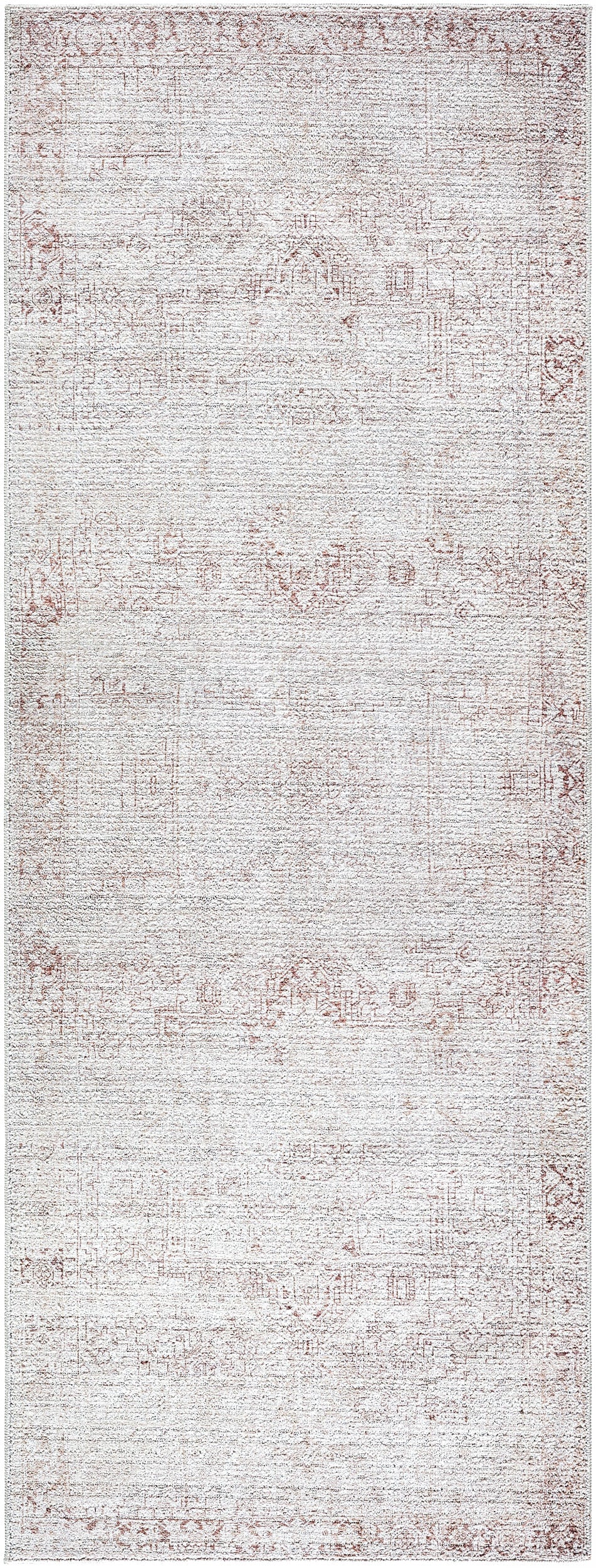 Collins Avenue Ivory / Chestnut Rug RUGS - synthetic Surya